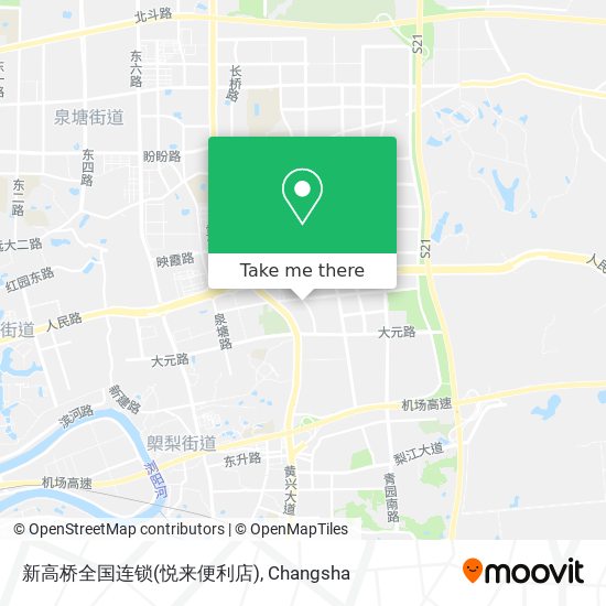 新高桥全国连锁(悦来便利店) map
