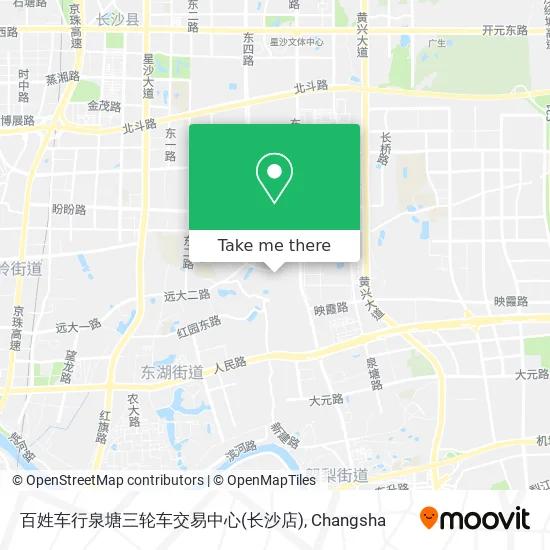 百姓车行泉塘三轮车交易中心(长沙店) map