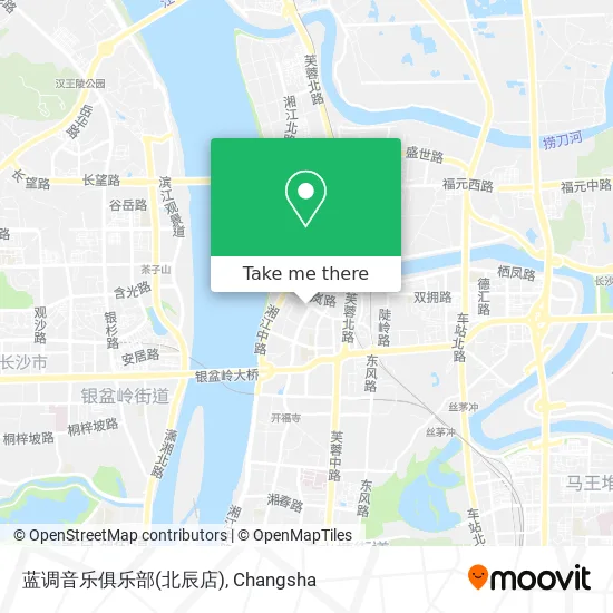 蓝调音乐俱乐部(北辰店) map