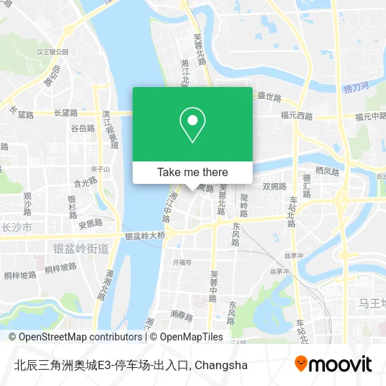 北辰三角洲奥城E3-停车场-出入口 map