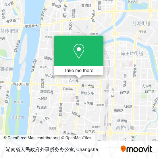 湖南省人民政府外事侨务办公室 map
