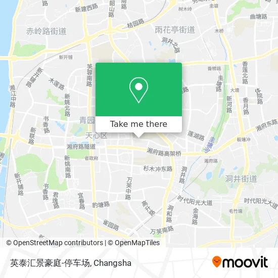 英泰汇景豪庭-停车场 map