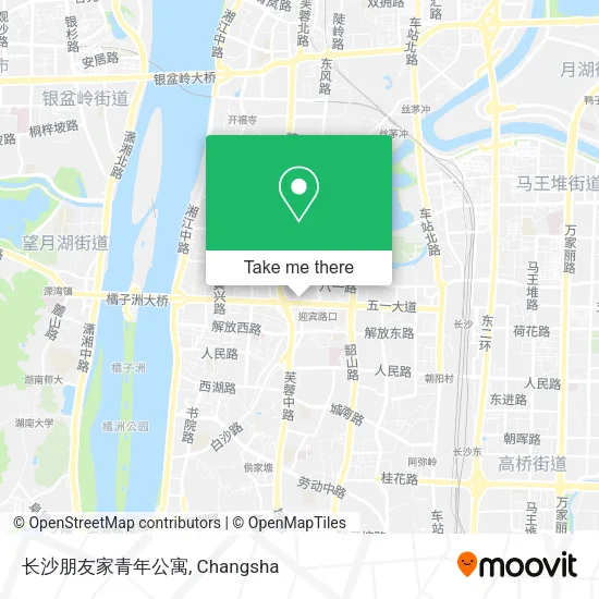 长沙朋友家青年公寓 map