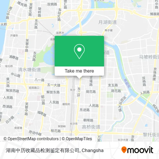 湖南中历收藏品检测鉴定有限公司 map