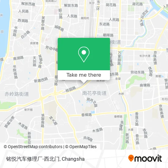 铭悦汽车修理厂-西北门 map