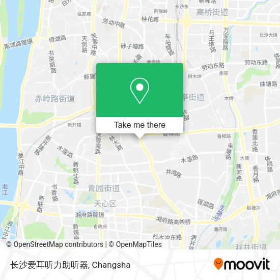 长沙爱耳听力助听器 map
