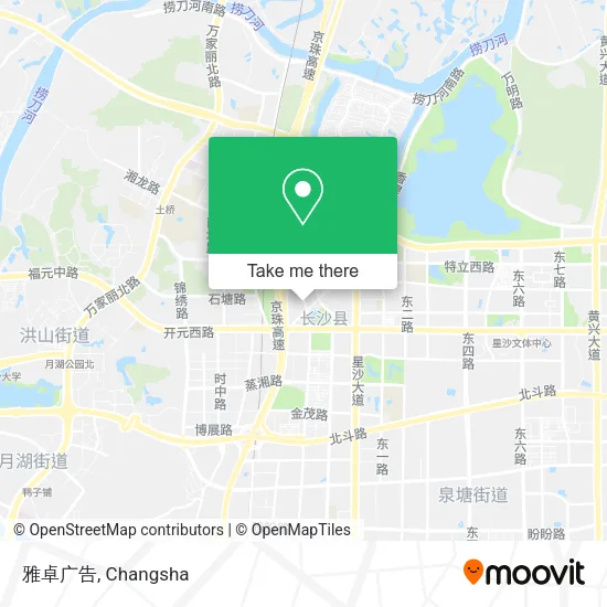 雅卓广告 map