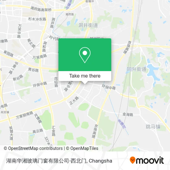 湖南华湘玻璃门窗有限公司-西北门 map