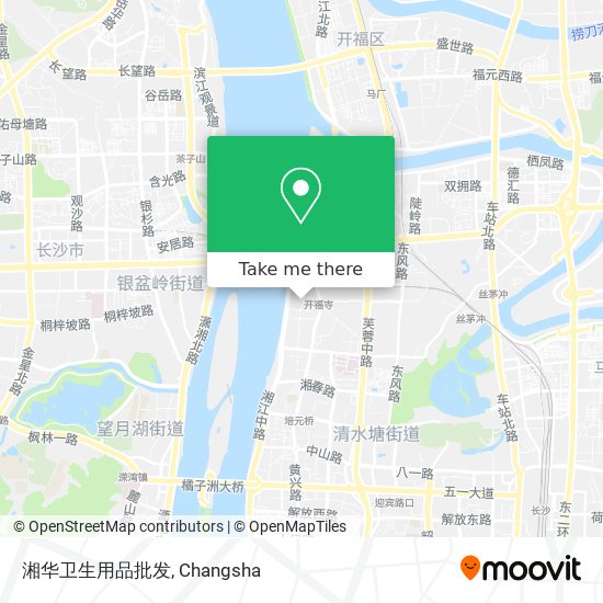 湘华卫生用品批发 map