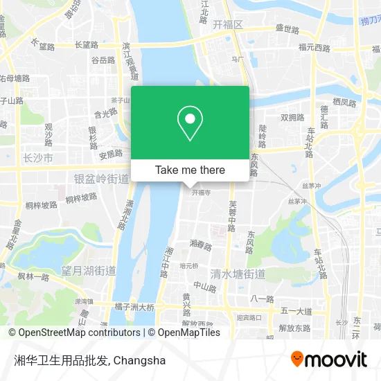 湘华卫生用品批发 map