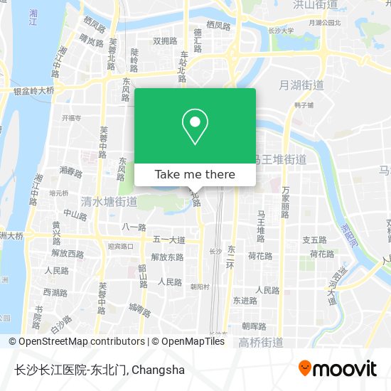 长沙长江医院-东北门 map