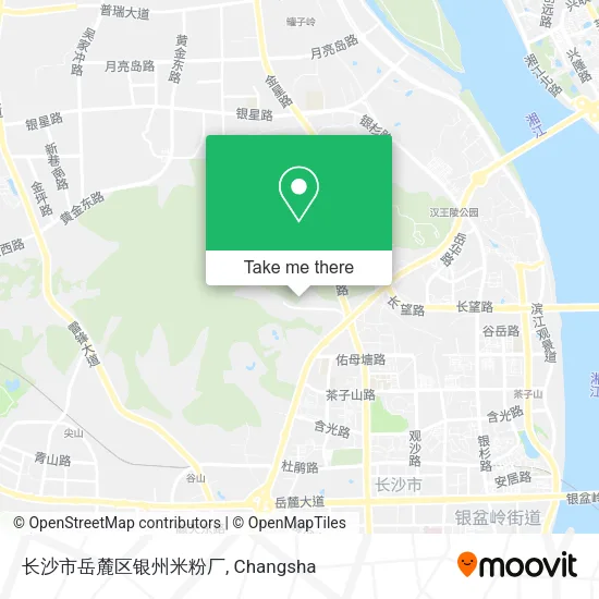 长沙市岳麓区银州米粉厂 map