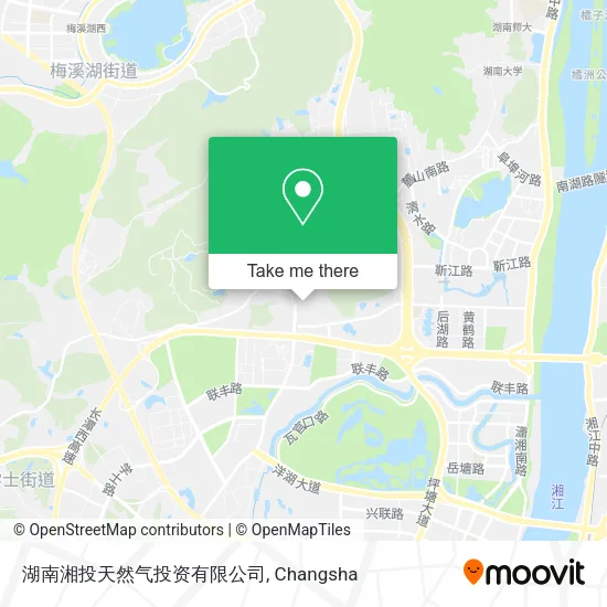 湖南湘投天然气投资有限公司 map