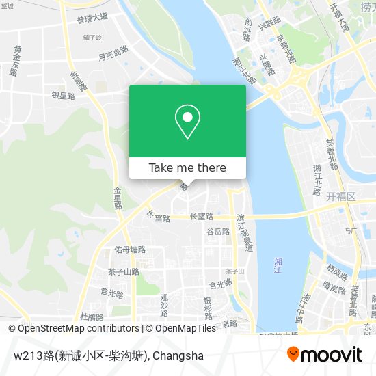 w213路(新诚小区-柴沟塘) map