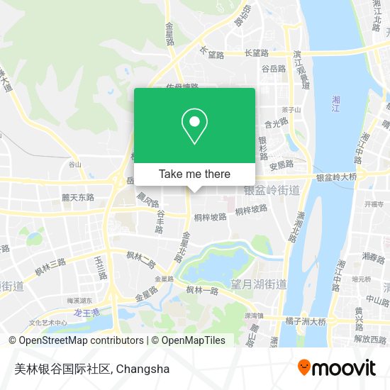 美林银谷国际社区 map