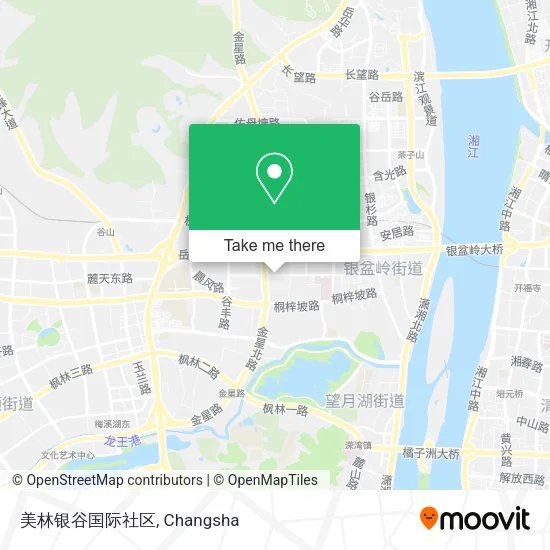 美林银谷国际社区 map
