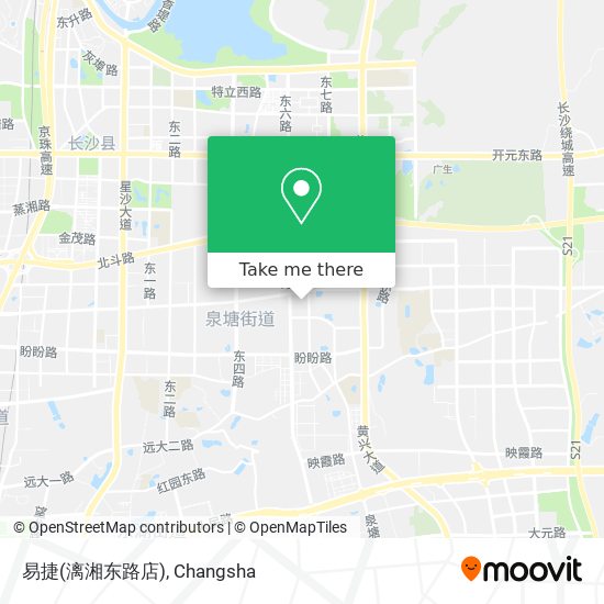 易捷(漓湘东路店) map