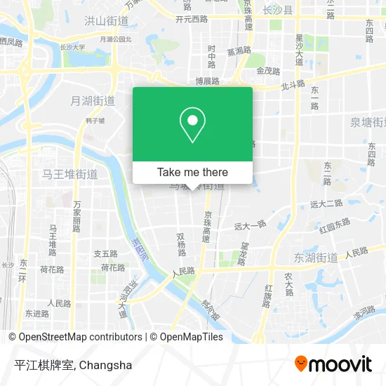 平江棋牌室 map
