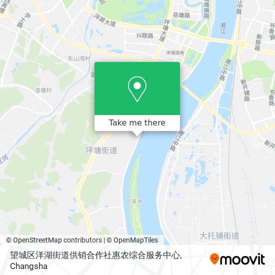望城区洋湖街道供销合作社惠农综合服务中心 map