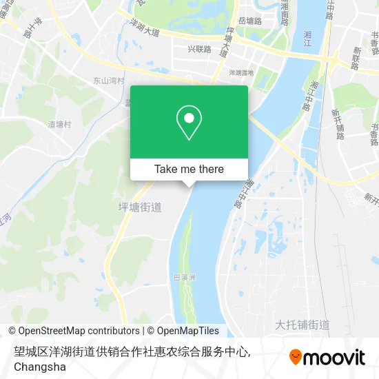 望城区洋湖街道供销合作社惠农综合服务中心 map