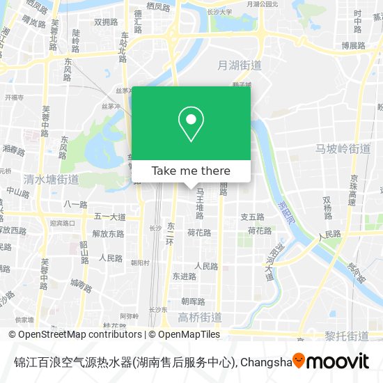 锦江百浪空气源热水器(湖南售后服务中心) map