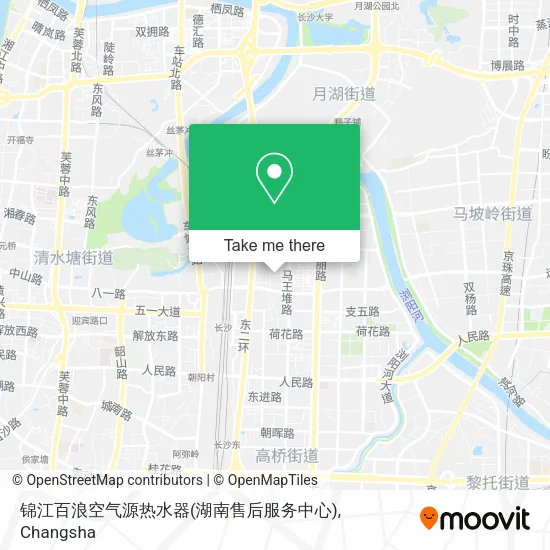锦江百浪空气源热水器(湖南售后服务中心) map