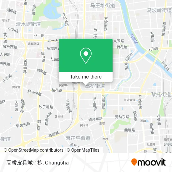 高桥皮具城-1栋 map