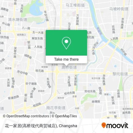 花一家居(高桥现代商贸城店) map