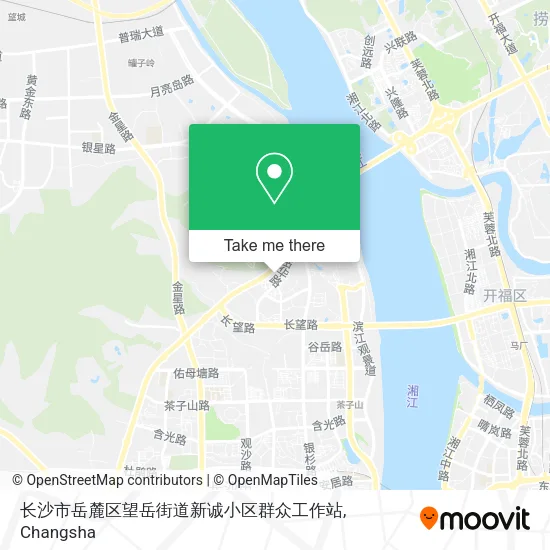 长沙市岳麓区望岳街道新诚小区群众工作站 map