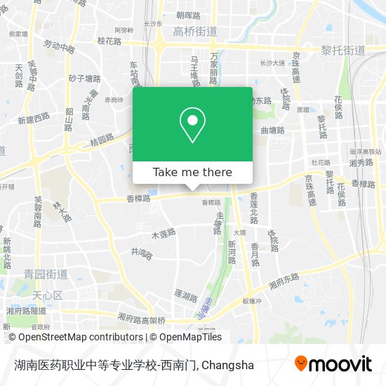 湖南医药职业中等专业学校-西南门 map