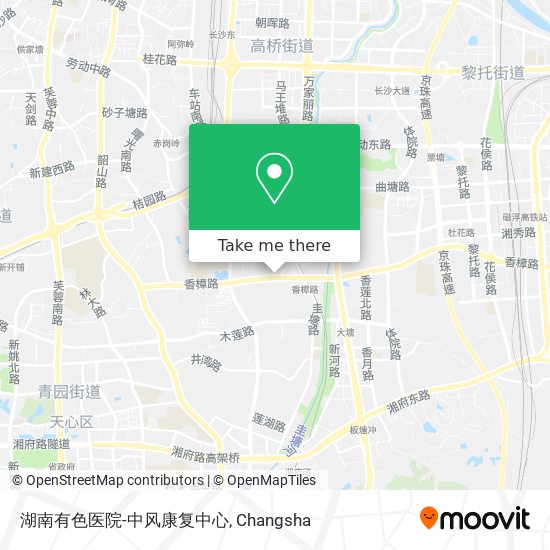 湖南有色医院-中风康复中心 map