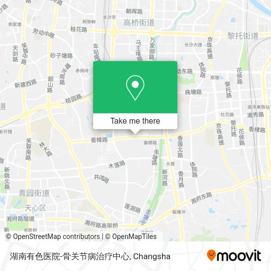 湖南有色医院-骨关节病治疗中心 map