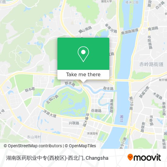 湖南医药职业中专(西校区)-西北门 map