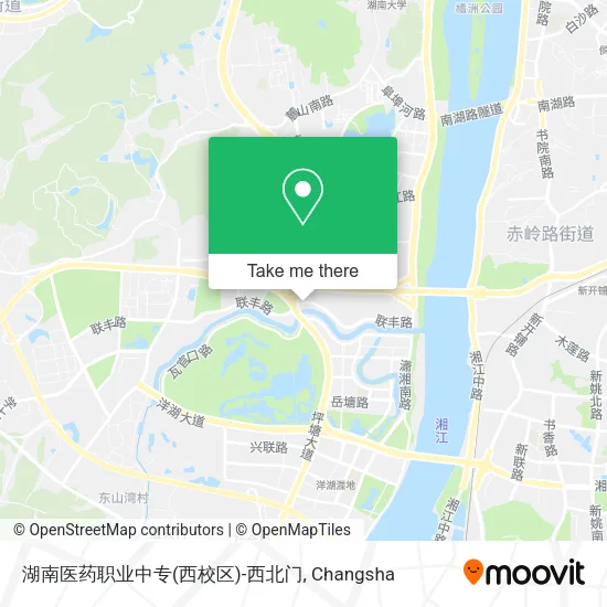 湖南医药职业中专(西校区)-西北门 map