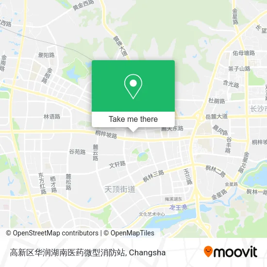 高新区华润湖南医药微型消防站 map