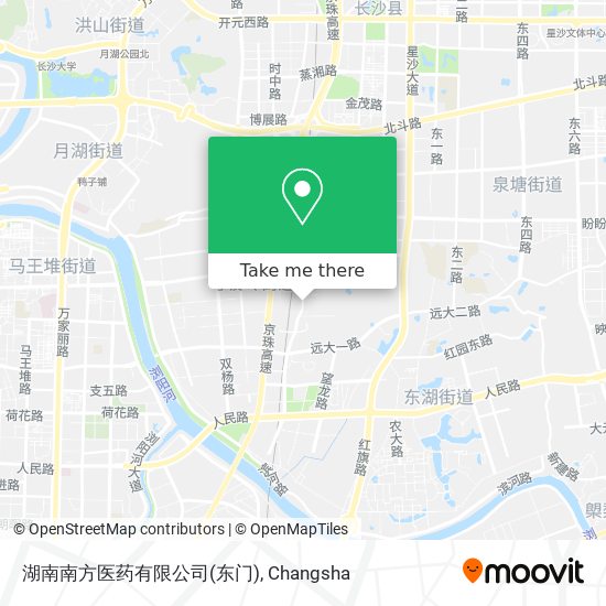 湖南南方医药有限公司(东门) map
