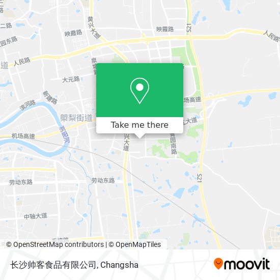 长沙帅客食品有限公司 map