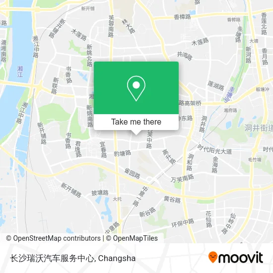 长沙瑞沃汽车服务中心 map