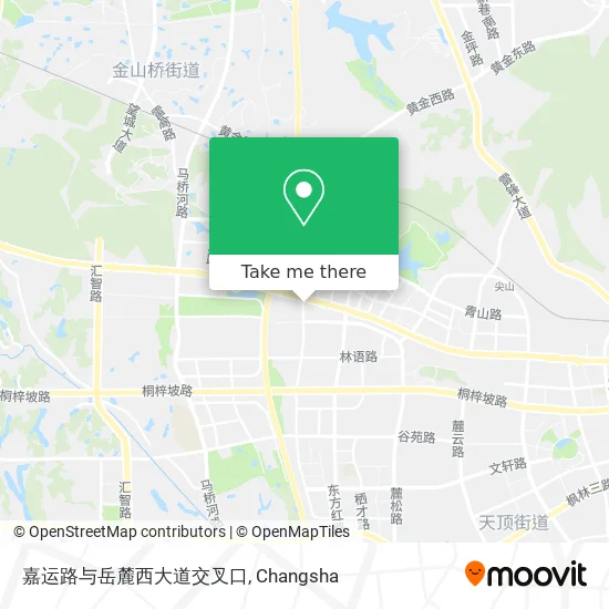 嘉运路与岳麓西大道交叉口 map
