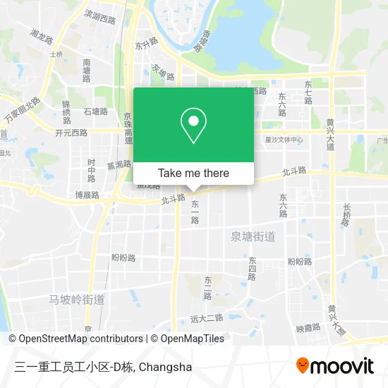 三一重工员工小区-D栋 map