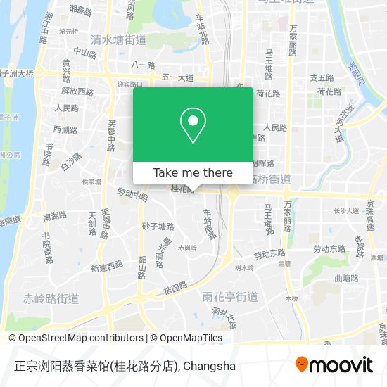 正宗浏阳蒸香菜馆(桂花路分店) map