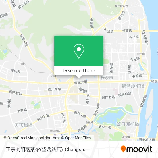 正宗浏阳蒸菜馆(望岳路店) map