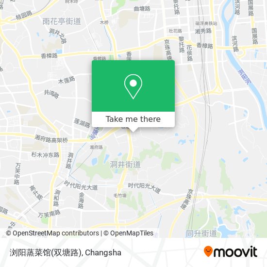 浏阳蒸菜馆(双塘路) map