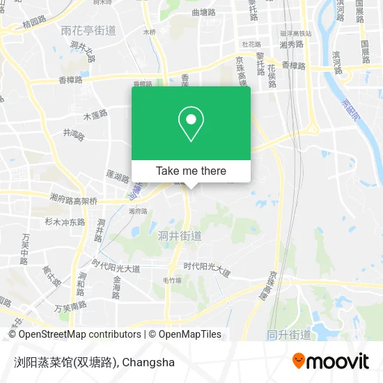 浏阳蒸菜馆(双塘路) map