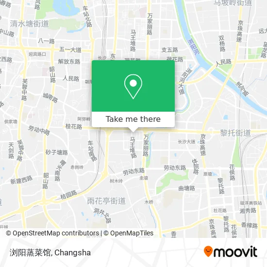 浏阳蒸菜馆 map