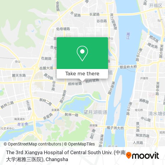 The 3rd Xiangya Hospital of Central South Univ. (中南大学湘雅三医院) map