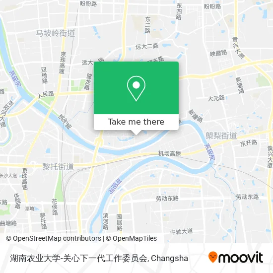 湖南农业大学-关心下一代工作委员会 map