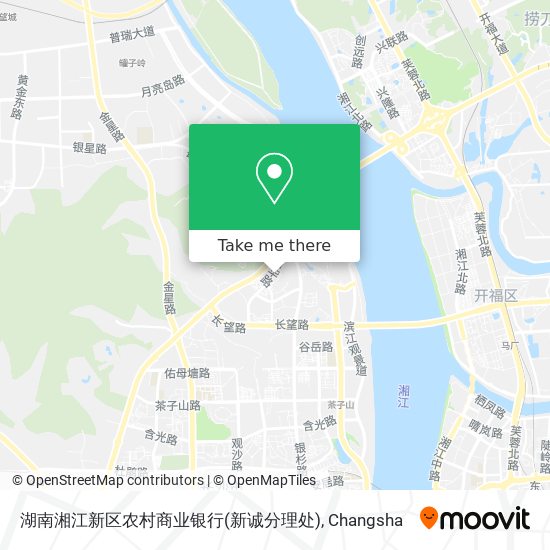 湖南湘江新区农村商业银行(新诚分理处) map