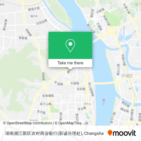 湖南湘江新区农村商业银行(新诚分理处) map