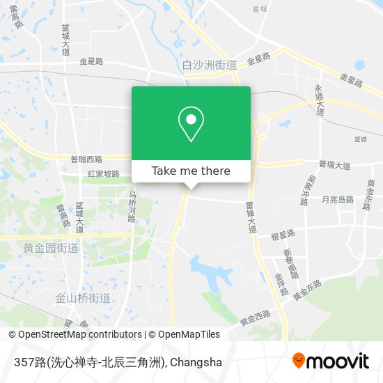 357路(洗心禅寺-北辰三角洲) map